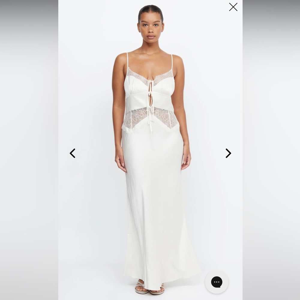Bec and Bridge white lace dress